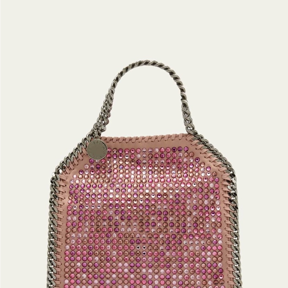 Stella McCartney Pink Crystal-Embellished Women's Bag